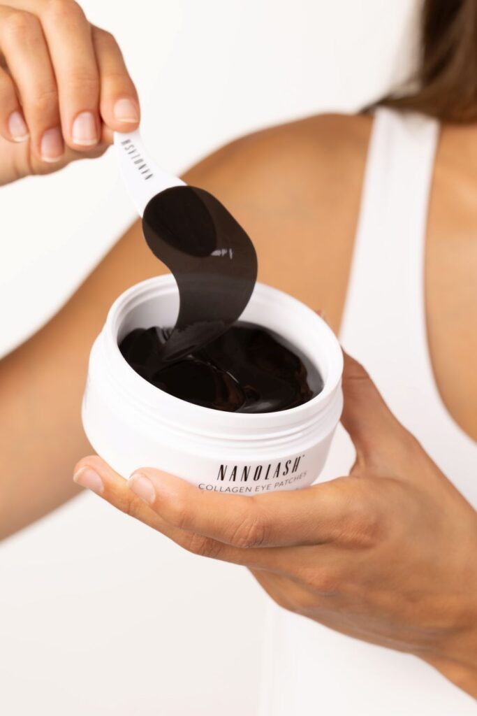 Collagen-Augenmasken nanolash